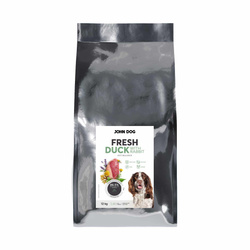John Dog Fresh 12kg Sucha Karma Dla Psa Z Kaczką I Królikiem Wsparcie Układu Pokarmowego