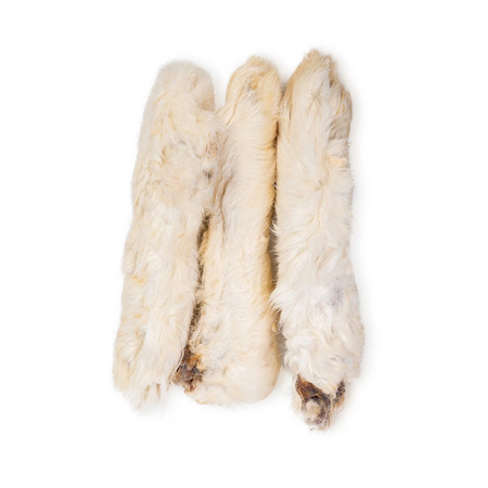 Uniszki Łapka Królika Z Futrem Naturalny Przysmak Dla Psa 100g