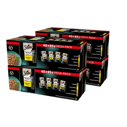 Sheba Selection Select Slices Drobiowe Smaki 160x85g Mokra Karma Pełnoporcjowa Dla Kota W Sosie