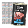 John Dog Karma Mokra Dla Psa Pure Black Wołowina Dla Szczeniąt Puszka 24x400g
