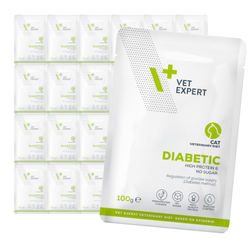 VetExpert Veterinary Diet Diabetic Cat 24x100g Mokra Weterynaryjna Karma Dla Kotów Z Cukrzycą