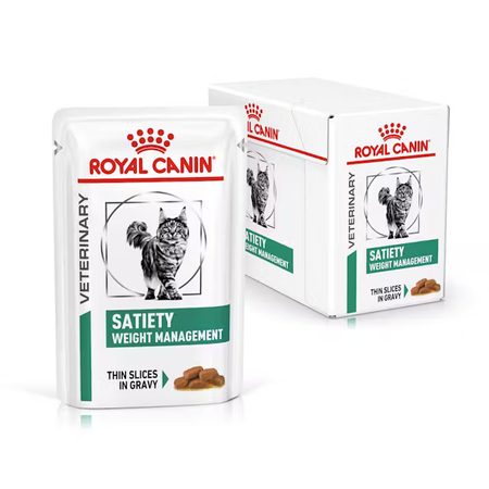 Royal Canin Veterinary Satiety Weight Management 24x85g Mokra Karma Dla Dorosłych Kotów Z Nadwagą W Sosie