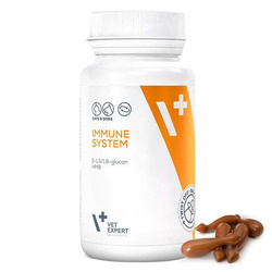 Suplementy dla psa i kota VetExpert Immune System ODPORNOŚĆ 30 kapsułek