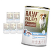 Raw Paleo Monoprotein Puppy 6x400g Mokra Karma Dla Szczeniąt z Dorszem