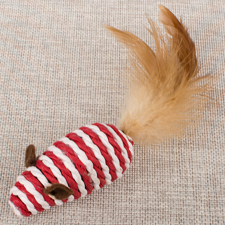 Zabawki Dla Kota Wędka Myszki Piłeczki Zestaw 7 Sztuk