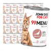 John Dog for Cats 99 Menu Mokra Karma Dla Dorosłych Kotów Z Bażantem 24x400g