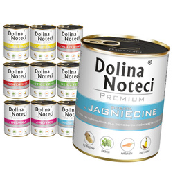 Dolina Noteci Premium Mix Smaków Bez Ryb 10x800g Mokra Karma Dla Psa Drób Wołowina Dziczyzna Jagnięcina