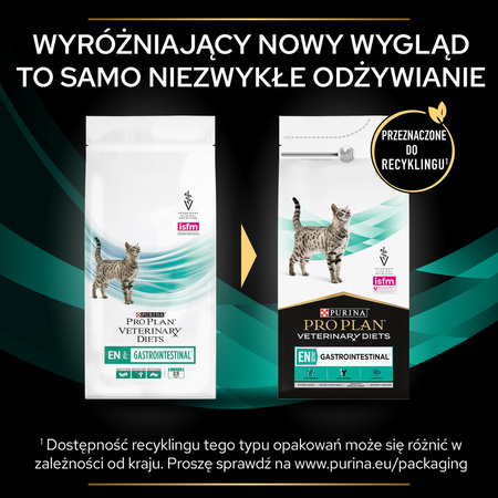 Purina Pro Plan Veterinary Diets Feline EN Gastrointestinal Sucha Karma Dla Kota 400g Zaburzenia Żołądkowo-Jelitowe