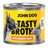 John Dog Tasty Broth 6x140g Mokra Uzupełniająca Karma Dla Dorosłych Psów I Kotów Indyk Kurczak Łosoś Wołowina