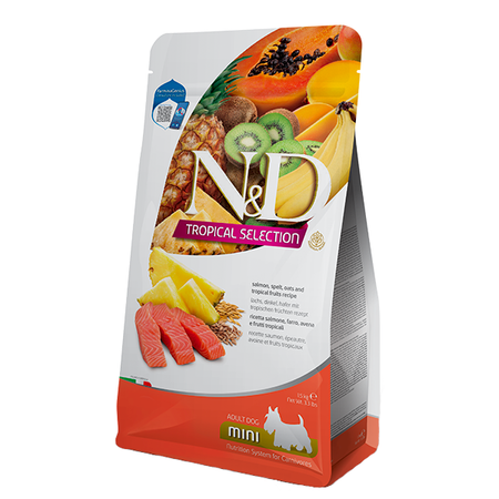 Farmina N&D Tropical Salomon 1,5kg Sucha Karma Dla Dorosłych Psów Małych Ras z Łososiem