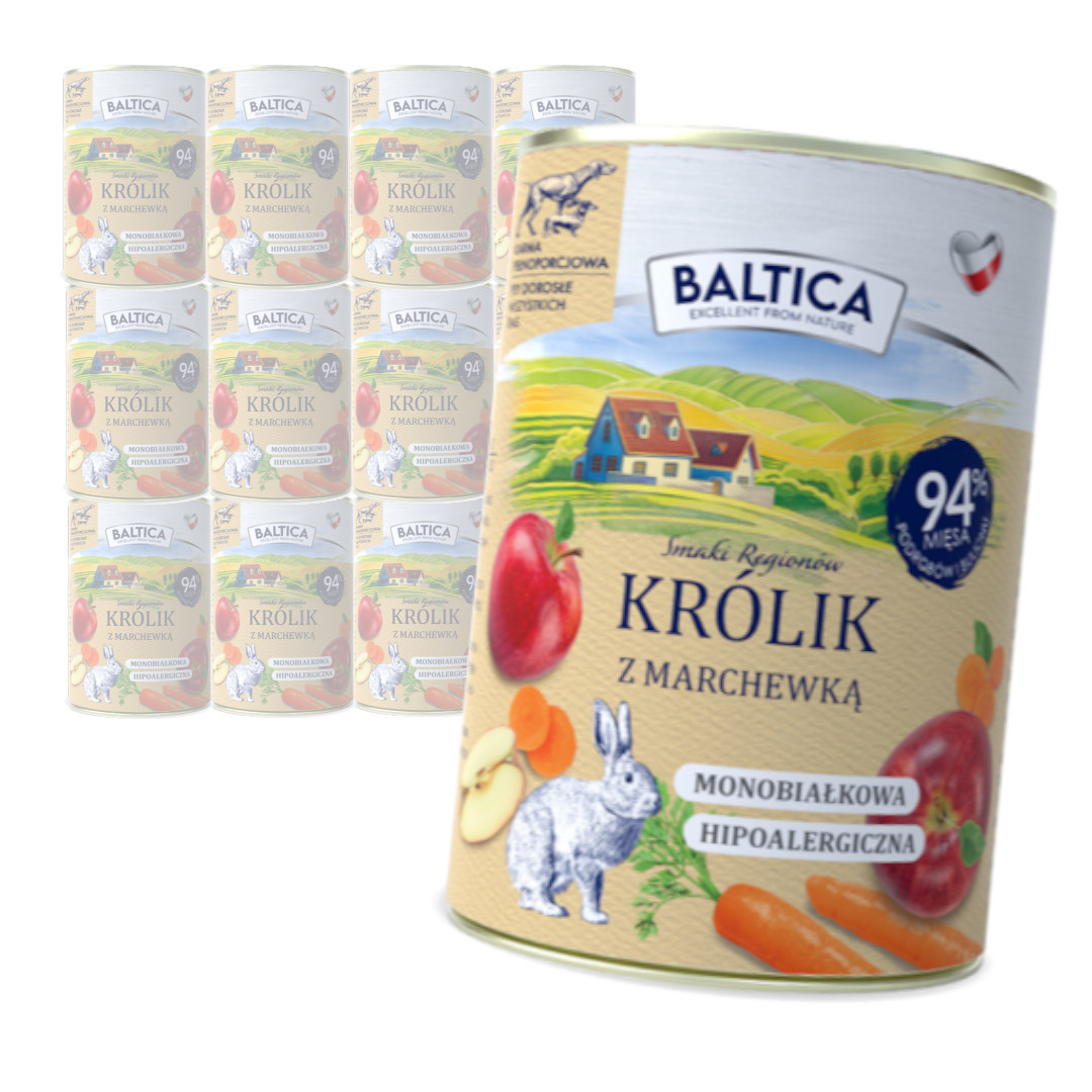 Baltica Monoprotein Królik Mokra Karma Dla Psa