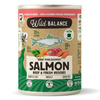 Wild Balance Karma Mokra Dla Szczeniąt I Dorosłych Psów 12x400g Mix Smaków Wołowina Kurczak Łosoś Dzika Ryba
