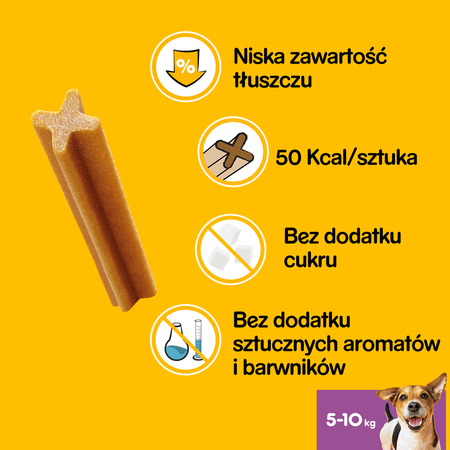 Pedigree DentaStix 15x110g Przysmak Dentystyczny Dla Psów Małych Ras 105szt