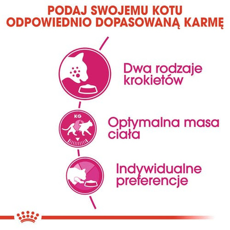 Royal Canin Exigent Savour Sensation 2kg Karma Sucha Dla Kotów Dorosłych Wybrednych Kierujących Się Teksturą Krokieta