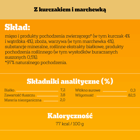 Pedigree Adult Mokra Karma Dla Psów 12x400g Mix Smaków Kurczak z Marchewką Wołowina w Galaretce
