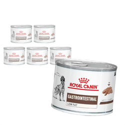 Royal Canin Veterinary VHN Dog Gastrointestinal Low Fat 6x200g Mokra Karma Pasztet Dla Psów z Zaburzeniami Trawienia