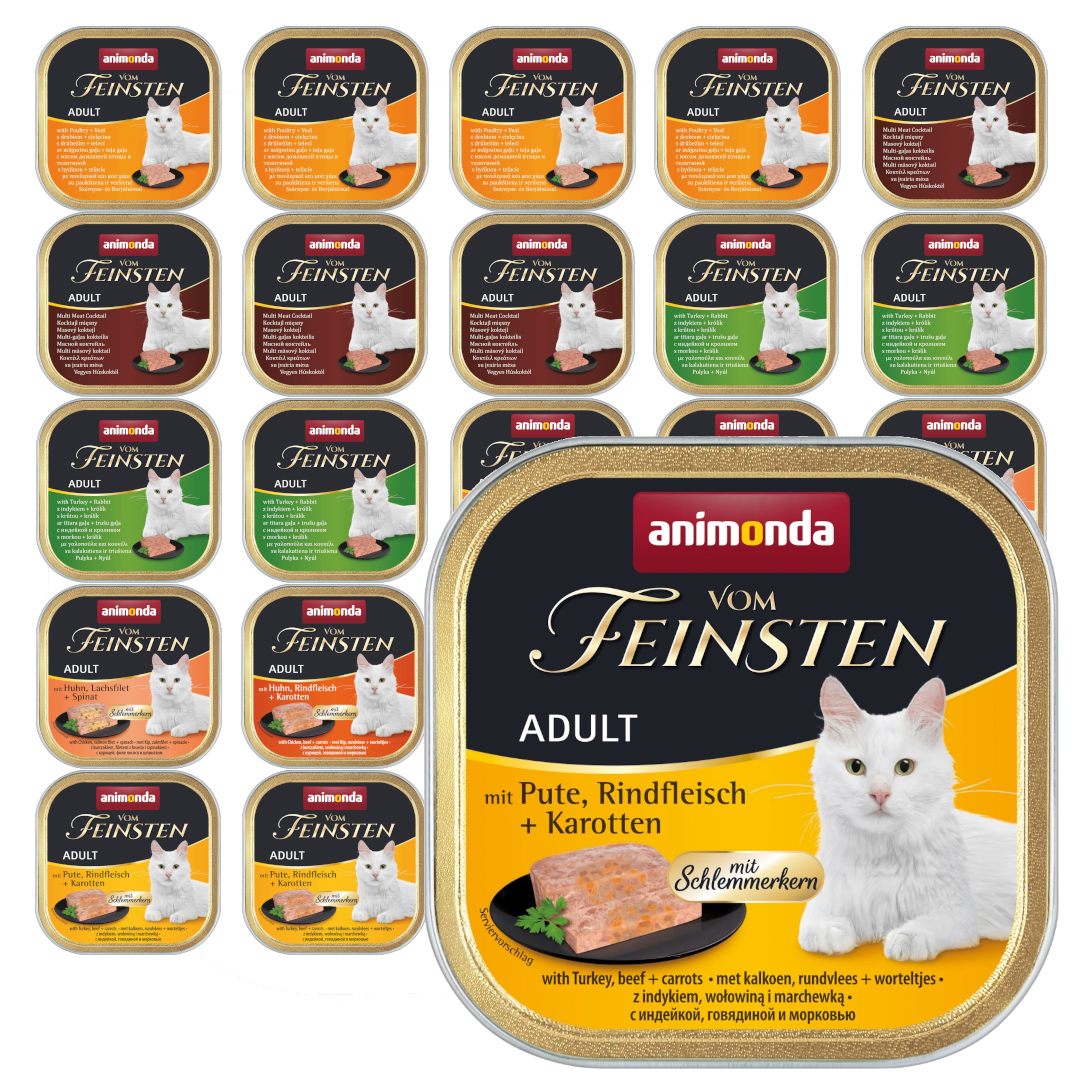 Animonda Vom Feinsten Adult 24x100g Mokra Karma dla Kota Mix Smaków