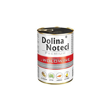 Dolina Noteci Premium Mokra Karma Dla Psa Wołowina 12x400g