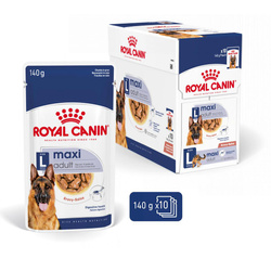 Royal Canin Maxi Adult 10x140g Karma Mokra W Sosie Dla Psów Dorosłych Ras Dużych