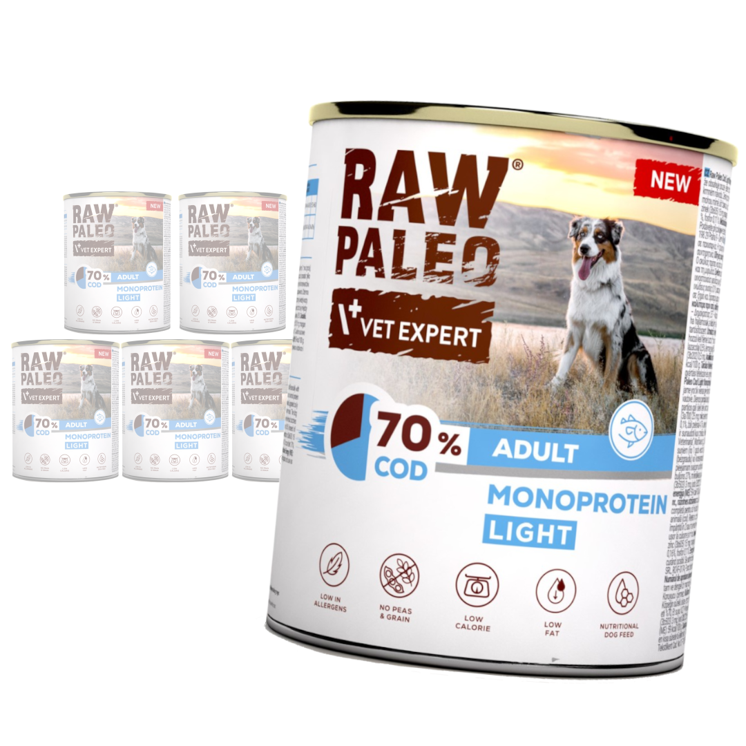 bezzbożowa karma z dorszem dla dorosłych psów z nadwagą i alergiami