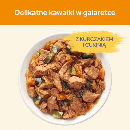 Purina Cat Chow Adult 20x85g Mokra Karma Dla Kotów Z Kurczakiem I Cukinią W Galaretce
