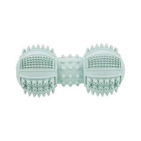 Trixie JUNIOR Hantelek Gryzak dla psa, guma naturalna 9 cm MIĘTOWA