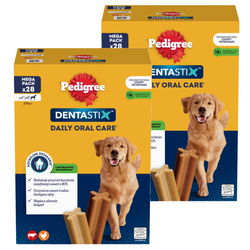 PEDIGREE® DENTASTIX™ Daily Dental Chews Przysmaki Dla Psów Dużych Ras 2x28Szt