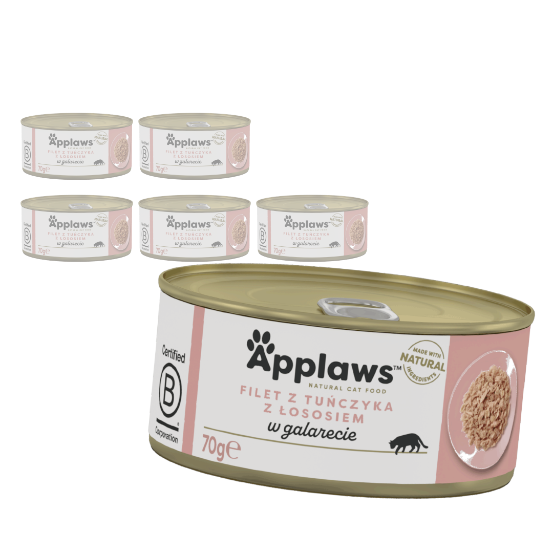 Applaws Cat Mokra Karma Dla Kota tuńczyk z łososiem w galarecie