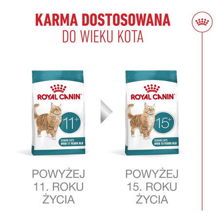 Royal Canin Ageing 11+ Karma Sucha 4kg Dla Kotów Dojrzałych Po 11 Roku Życia