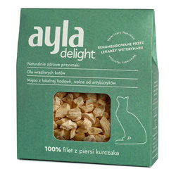 Ayla Delight Filet z Piersi Kurczaka 28g Liofilizowany Przysmak Dla Kota 100% Mięsa