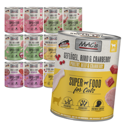 MAC's 12x800g Bezzbożowa Mokra Karma Dla Kota Mix 6 Smaków