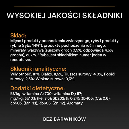 Purina Pro Plan Everyday Nutrition All Size Adult 6x400g Mokra Karma Dla Psa Bogata w Rybę w Galaretce