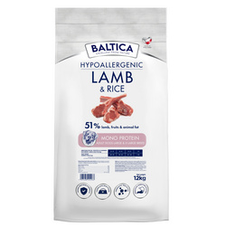 Baltica Adult Jagnięcina z Ryżem L/XL 12kg Hipoalergiczna Sucha Karma Dla Psów Dużych i Olbrzymich Ras