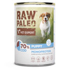 Raw Paleo Monoprotein Puppy 6x400g Mokra Karma Dla Szczeniąt z Dorszem