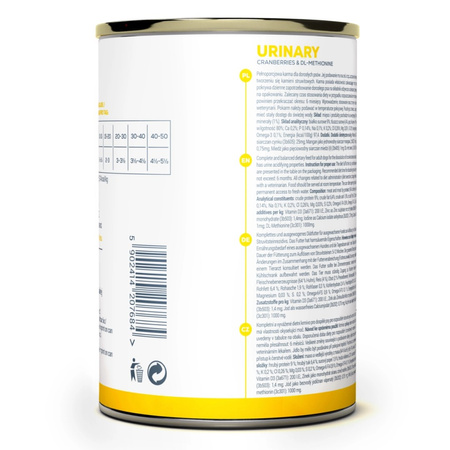 Vet Expert Urinary Mokra Karma Weterynaryjna Dla Psa Z Kurczakiem 12x400g Wspomaga Funkcje Układu Moczowego