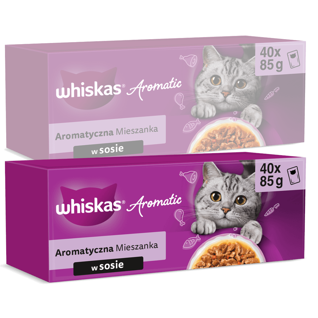 Whiskas Aromatic Adult Mokra Karma Dla Kotów Aromatyczna Mieszanka W Sosie