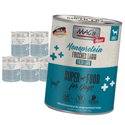 Mac's Dog Mokra Karma Monoproteinowa Z Jagnięciną 6x800g Dla Psów Skłonnych Do Alergii