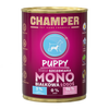 Champer Puppy Monobiałkowa 12x400g Mokra Karma Dla Szczeniąt Z Łososiem Wsparcie Rozwoju