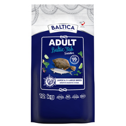 Baltica Adult Sensitive L/XL 12kg Hipoalergiczna Sucha Karma Z Rybami Bałtyckimi Dla Psów Dużych i Olbrzymich Ras
