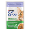 Purina Cat Chow Sterilised 24x85g Mokra Karma Dla Kota z Jagnięciną i Zieloną Fasolką w Sosie