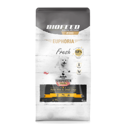 Biofeed Euphoria Fresh Turkey 8kg Sucha Monoproteinowa Karma Dla Dorosłych Psów Miniaturowych I Małych Ras Ze Świeżym Indykiem