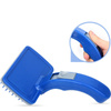 Samoczyszcząca Szczotka dla Psa Kota Do Sierści Niebieska M