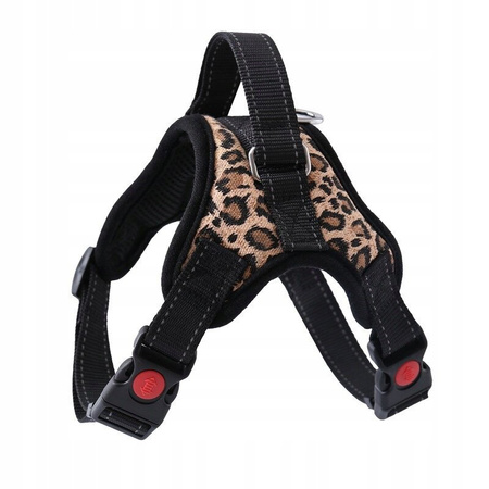 Mocne Szelki Dla Psa Psów ROZMIAR XL 72-91 cm Leopard