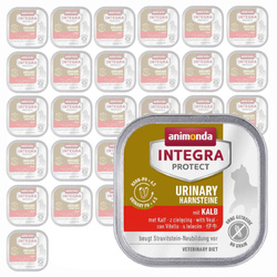 Animonda Integra Protect Urinary 32x100g Mokra Karma z Cielęciną Dla Kota Na Kamienie Struwitowe