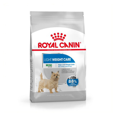 Royal Canin Mini Light Care Karma Sucha 8kg + Pasztet 12x85g Dla Psów Ras Małych Z Tendencją Do Nadwagi