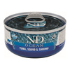 Farmina N&D Cat Ocean Tuna Squid & Shrimp 70g Mokra Karma Dla Kota Kalmar Tuńczyk Krewetka