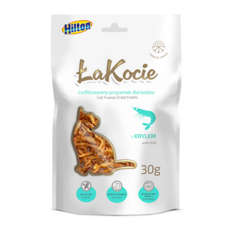 Hilton ŁaKocie Liofilizowany Kryl 6x30g Naturalny Przysmak Dla Kota