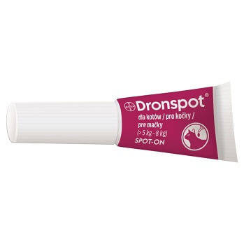 Dronspot Krople Odrobaczające Dla Dużych Kotów O Wadze 5kg-8kg Na Robaki I Pasożyty 2 Pipety