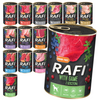 Rafi 20x400g Bezzbożowa Mokra Karma dla Dorosłych Psów Mix 8 Smaków