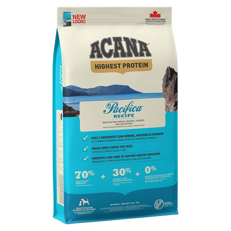 Acana Highest Protein Pacifica Dog 11,4kg Sucha Karma Dla Psa z Rybą